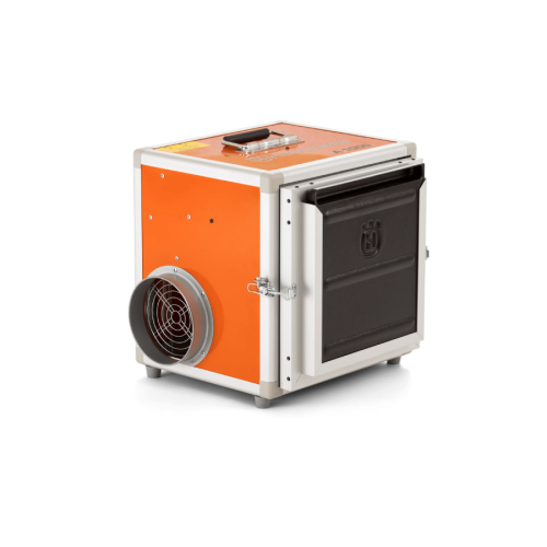 Renluftslösning för dammreducering på arbetsplatsen.