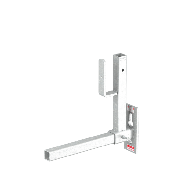 Flexibelt fäste för montage av räckessystem.