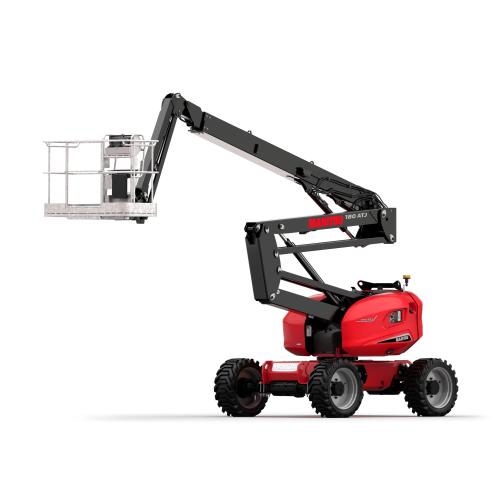 Kraftfull bomlift för krävande arbeten på större höjder. Erbjuder hög stabilitet, god räckvidd och flexibel användning inom industri, bygg och montage.