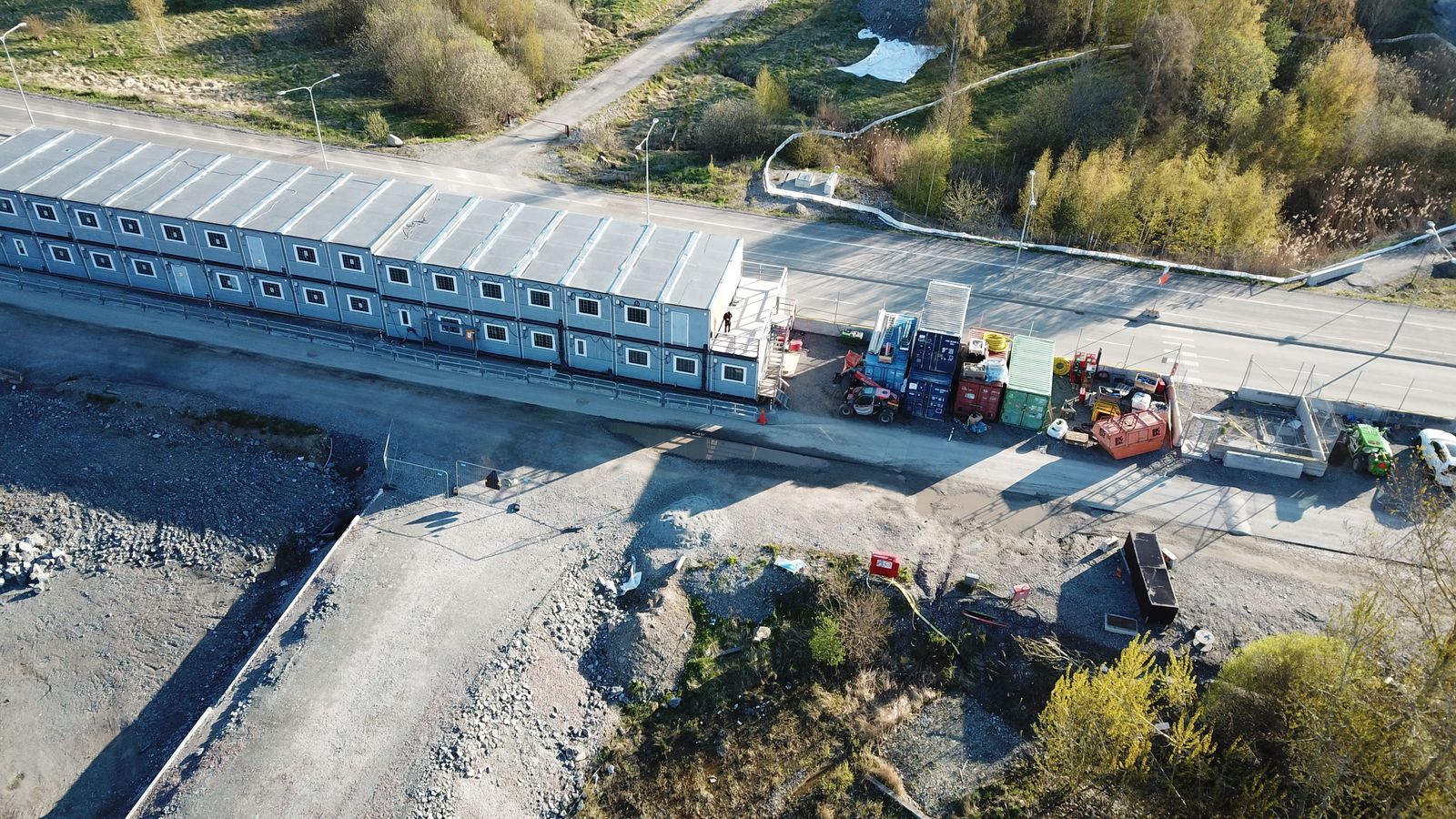 Bodar, etablering och containrar