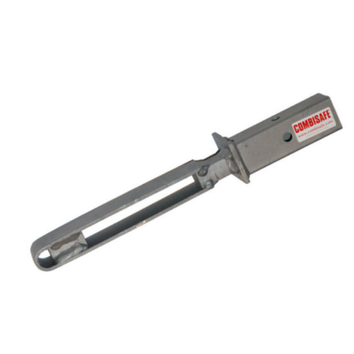 The Combisafe Combitrapp 1201 is a specially designed bracket for temporary guardrails in stairways, stairwells, and on vertical slab edges.