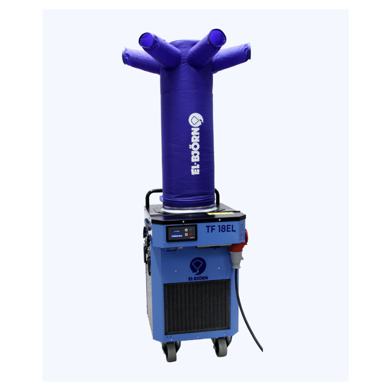 High-capacity electric heater for larger building areas.