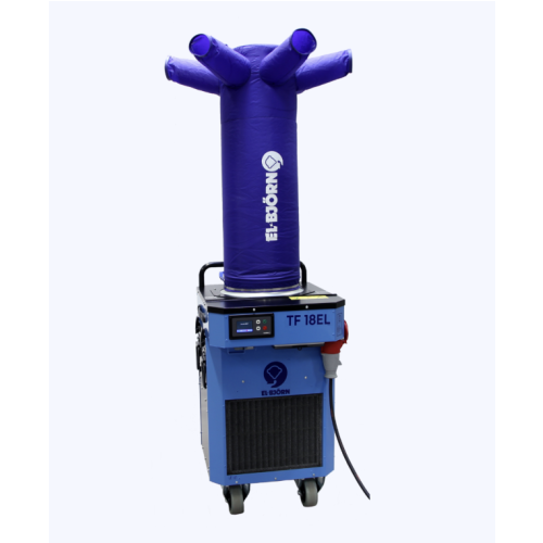 High-capacity electric heater for larger building areas.
