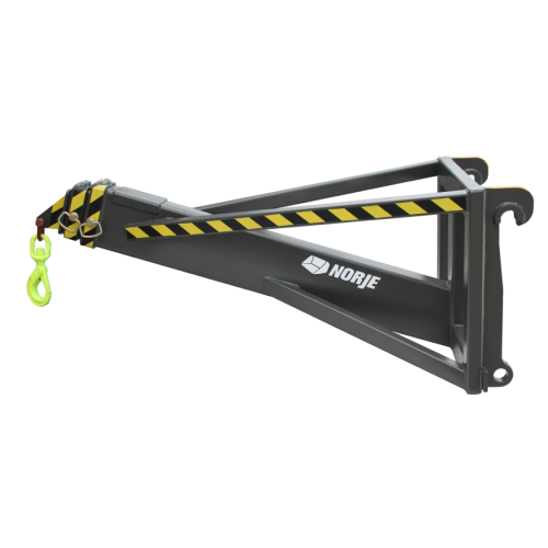 Tillbehör till teleskoplastare för lyft av gods.