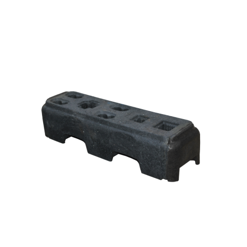 Vikt för stabilisering av byggstängsel.