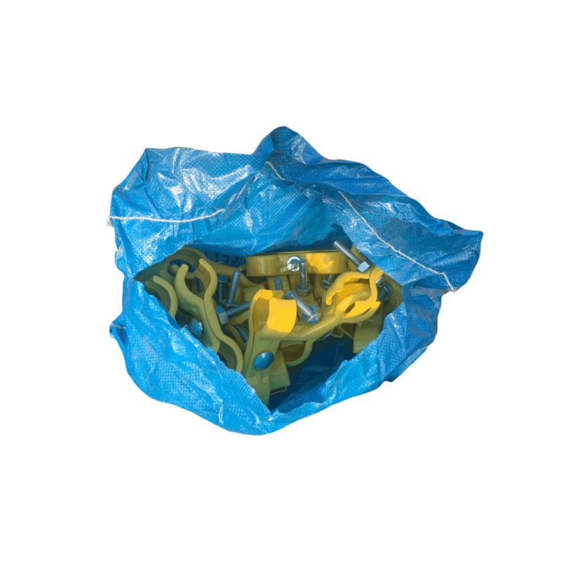 Kopplingar för sammanfogning av stängsel.