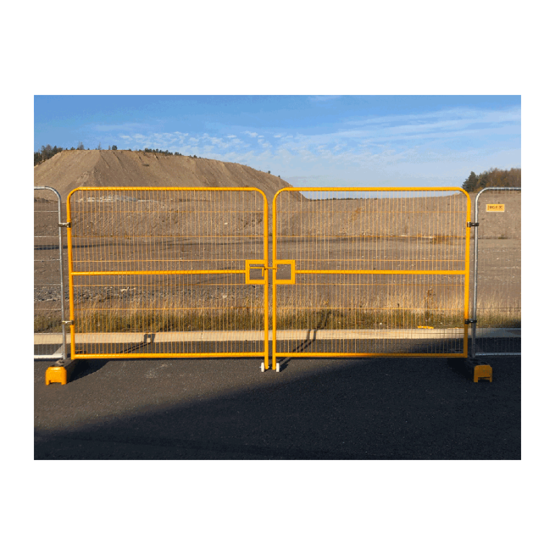 Körgrind för byggtrafik.