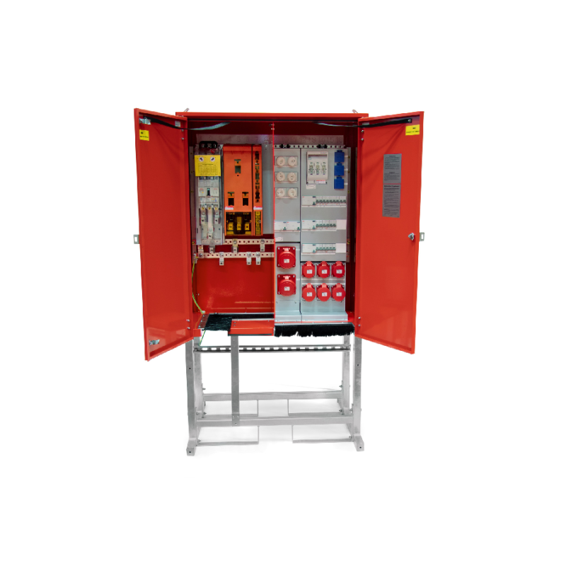 Undercentral för flexibla eluttag till maskiner och bodar.