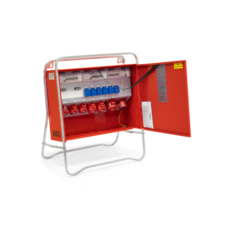 Liten undercentral för lokala eluttag.